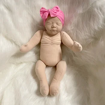 20Inch Renăscut Baby Doll Chase Plin Pânză Membrelor Adauga Comun Nevopsit Nou-născut care Prezintă Papusa Model de Formare Copilul Fotografie Accesoriu