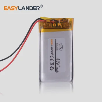 3.7 V baterie litiu-polimer 3.7 v 602035 450mAh Handheld GPS Navigator Baterie de Litiu polimer baterie cu litiu