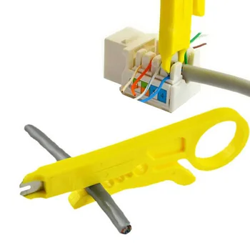 3 Buc/Lot de Tăiere de Cablu de Sârmă Stripteuză Cuțit Rotativ Pumn în Jos de Rețea UTP Cablu Cutter Pumn în Jos Firul Mini Stripteuze Liniei