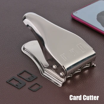 3 în 1 Cartelă SIM Cutter Zinc din Aliaj Nano Mini Micro Portabile Manuale Modifica Instrumente pentru Exterior de Telefon Mobil Decorarea pieselor de schimb