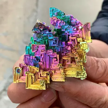 30-260g Bismut Rainbow crystal ElementBI Gem minereu vindecat