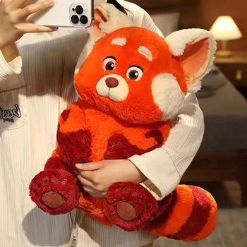 30cm 45cm de Cotitură Roșu Disney Jucarii de Plus Panda Film Disney Pixar Kawaii Plushies Anime Panda pentru Copii Cadou de Ziua de nastere Drăguț Jucărie