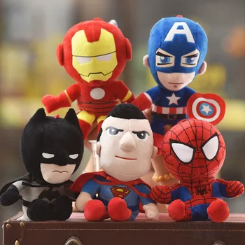 30cm Marvel Avengers Pluș Figura Film Periferice Iron Man Păpuși Captain America Modelul Cifre Plushs Ziua de nastere Copil Jucarii Cadou