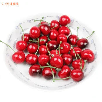 30Pcs Fals Cirese Artificiale de Fructe Model de Simulare Cherry Ornament Ambarcațiunile de Fotografie Alimente recuzită Partid Decor Decor Acasă