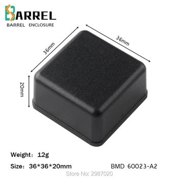 36*36*20mm sârmă de plastic cutie de joncțiune pentru proiect electronic mici ABS industria senzor de coajă DIY de distribuție de comandă cutie de evacuare