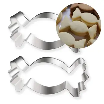 3D din Oțel Inoxidabil Tort Cookie Cutter Formă de Bomboane Mucegai Legume Bucătărie Instrument de Copt