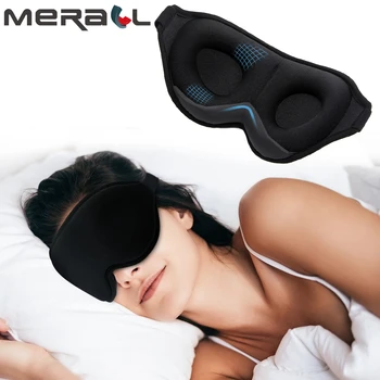 3D Masca de Somn Ochelarilor Blockout Lumina Petic de Dormit Masca pentru Ochi Femei Barbati legat la Ochi de Somn de Călătorie a vă Relaxa Dormit Ajutor Slaapmask