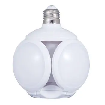 4 BUC Bec LED E27 40W Fotbal Lampa de 360 de grade Pliere Bec AC 110V 220V Lampada Reflectoarelor cu LED-uri de Lumină Pentru camera de zi Dormitor