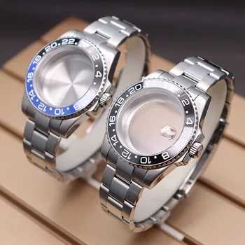 40mm bărbați ceas cazul accesorii safir de sticlă potrivit pentru Seiko nh35 nh36 miyota 8215 ete 2824 mișcare 28.5 mm cadran