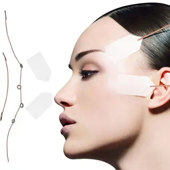 40Pcs Invizibil V-Forma FaceSagging pieliise confruntă cu Ridicați Faciale Subțire de Fata Anti-Rid Autocolante Sagging Piele Lifting Rapid Bărbie Robinet