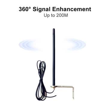 433MHz 433.92 Usa de Garaj Poarta de Control de la Distanță Antena Amplificator de Semnal de Control Extins La 200 de Metri Distanță