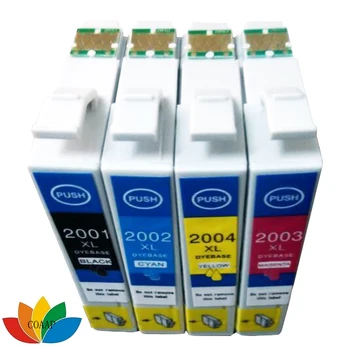 4buc Compatibil T2001 T2002 T2003 T2004 Cartuș de Cerneală pentru Epson Workforce WF-2510 WF-2520 WF-2530 WF-2540 inkjet Printer T200 XL
