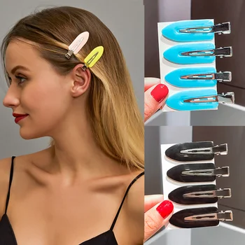4buc/set Simplu Clip de Păr Pentru Femei Styling Profesional Salon de Coafură Machiaj Unelte Ac de păr Accesorii de Par Fată articole pentru acoperirea capului