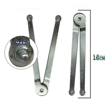 4mm Reglabil Pin Spanner Cheie Polizor unghiular Hub-uri de Arbori de Instrumente de uz Casnic Multifunctional 16cm Lungime de Chei Spanner
