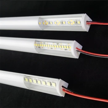 5-Pack 12VDC LED de Colț de Sub Dulap Benzi,Dioda Curbat Imaculat Difuzor 20Inch 50CM 45 de grade Conjunctiv V Cabinetului Bar de Lumina