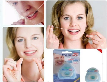 50M Micro Ceara Menta aroma Dentare se spăla pe dinți Interdentare Perie de Dinți Scobitori Stick Ata Alege Igienă Orală Curat Sârmă L0027
