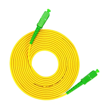 50PCS SC APC Fibra Optica Patch Cord Cablu 1/2/3M Jumper Singur Modul Simplex 3.0 mm Optică FTTH