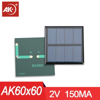 5pcs 60*60mm 1V 5.5 V 2V 3V 4V 5V 6V Panou Solar Plăci de Celule Stație de Energie Powerbank Sistem Fotovoltaice Kit Complet Portabil