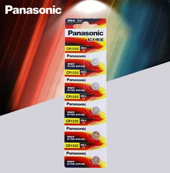 5PCS/LOT Noul Panasonic 100% Origina CR1025 CR 1025 3V Litiu Baterie Buton Monedă Baterii