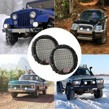 7 Inch Offroad LED Lumina de Lucru Bar 300W 105W 4x4 4WD ATV-UTV SUV lumina Reflectoarelor Rundă de Vehicul Auto Lampă de Lucru pentru tracțiune integrală 4WD Camion 4x4 Offroad