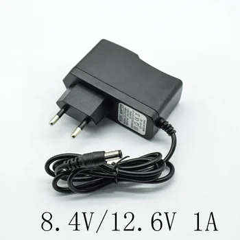 8.4 V/12.6 V 1A/1000mA Convertor Adaptor de Alimentare DC Încărcător UE Plug 5.5 mm * 2.5 mm(2,1 mm) AC-DC pentru 18650 baterie litiu
