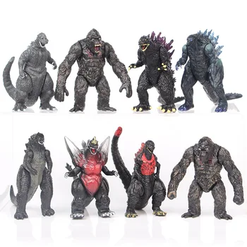 8.5 CM Anime Godzilla Acțiune Figura Jucarii pentru Copii Godzilla, King Kong Explozie Atomică Desktop de Colectie Model de Jucărie Baiat Cadou de Ziua de nastere