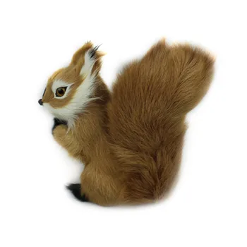 8*7cm Mini Animale de Pluș Jucării Simulare Veveriță Drăguț de Pluș Jucarii Copii Decoratiuni Cadou de Ziua Anti-rid Perna Pentru Copil
