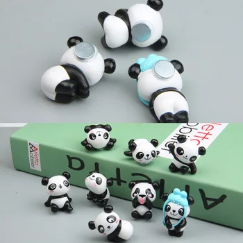 8PCS Panda Drăguț Magneți de Frigider Autocolant Jucărie Frigider Decor Titularul Decor Acasă Copii Cadouri