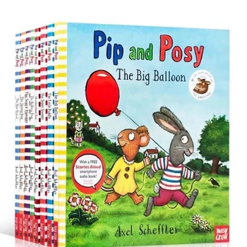 9 Volume Pip Și Posy Originală în limba engleză Carte cu poze pentru Copii Inteligenta Emotionala Formare Iluminare Carte cu poze Copil