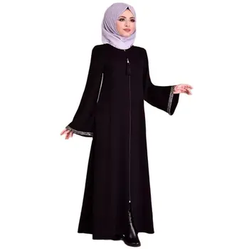 Abaya Pentru Femeile Musulmane Rochie Caftan Halat De Pardesie Femme Musulmani Ansambluri Abayas Hijab Caftan Dubai Turcia Islamică ClotF908