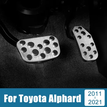 Accesorii auto Pentru Toyota Alphard 20 30 Vellfire AH20 AH30 2011-2020 2021 Picior de Accelerație Pedale de Frână Capacul Ornamental Caz Tampoane