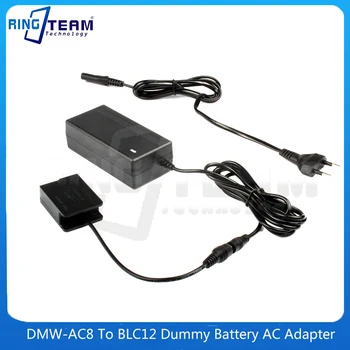 Adaptor AC DMW-AC8 + DMW-DCC8 DCC8 DC Coupler BLC12 pentru Panasonic Lumix GX8 FZ1000 FZ300 FZ200 G7 G6 G5 G80 G81 G85 Camere