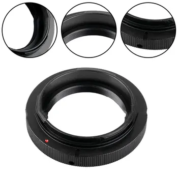 Aliaj de aluminiu Negru T2-EOS Adaptor de Montare T2/T Ring Pentru Canon EOS EF Foto DSLR 750D,700D,650D,600D