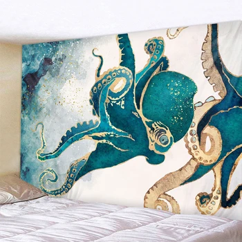 Animale Caracatiță de mari dimensiuni de acasă decorare tapiserie psihedelice scena agățat de perete Boem decorative Mandala Hippie yoga mat