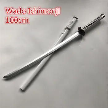 Anime Cosplay Wado Ichimonji 1:1 Roronoa Zoro cu Sabia Armă Armate Katana Espada Lemn Ninja Cutit Sabie de Samurai Prop Jucării 100cm
