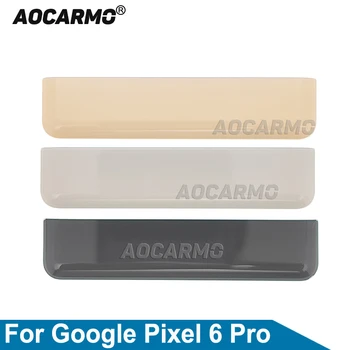 Aocarmo Alb Negru Spate Rama de Capac Rama Pentru Google Pixel 6 Pro 6pPro piesa de schimb