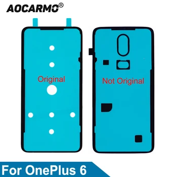 Aocarmo Ușa Din Spate Capac Baterie Autocolant Adeziv Lipici Bandă Pentru OnePlus 6 1+6 De Înlocuire