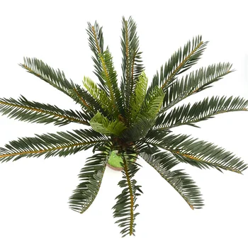 Artificiale Palm Copac Verde Frunze De Plante De Plastic Ghiveci, Bonsai Ramuri Frunze De Gradina Pentru Acasa Masă De Nuntă Ornamente Decor
