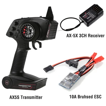 AUSTAR AX5S 2.4 G 3CH Transmițător cu AX-5X Receptor 10A Periat ESC pentru 1/10 1/8 RC Crawler Upgrade Piese