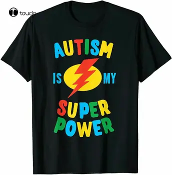 Autismul Este Superputerea Mea Tricou Tendință Cadou Barbati Tricou Personalizat aldult Teen unisex digital de imprimare Tee cămașă de moda amuzante noi