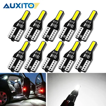 AUXITO T10 LED Lampa W5W 168 194 Bec LED-uri de Lumină de inmatriculare 6000K Alb Super-Luminos 2825 interior Auto Parcare Lumini de Poziție