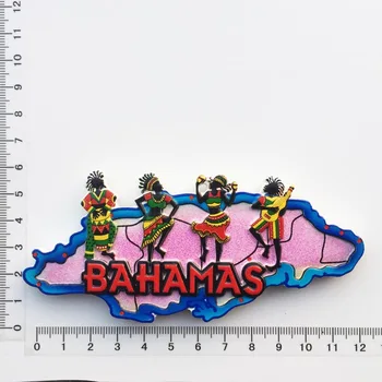 Bahamas Creative De Dans Etnic Turistice, Suveniruri Magnetice, Autocolant Magnet De Frigider