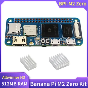 Banana Pi M2 Zero BPI-M2 Zero H3 Quad Core Single-Board WIFI BT Compatibil HDMI 512MB DDR 3 SDRAM Fel ca Raspberry Pi Zero W