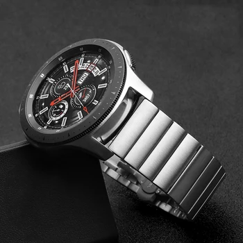 Banda din Oțel inoxidabil pentru Samsung Galaxy watch 46mm/42mm/Active 2 curea de Lux de Viteze S3 Frontieră banda Huawei watch GT 2 brățară