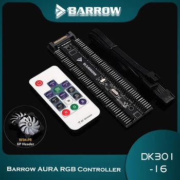 Barrow 16-modul Controler & 5V 3pin Controler RGB Sincronizare AURA Placa de baza DK301-16
