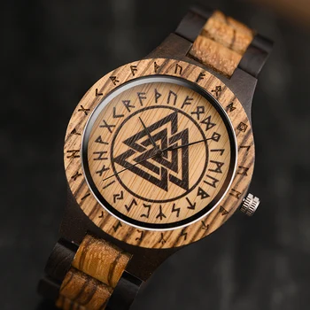 BOBO PASĂRE Bărbați ' s Ceas din Lemn Ceas de mână Japoneză Cuarț Circulație de Lux Retro Abanos Ceas Mare Cutie de Cadou Relogio Masculino