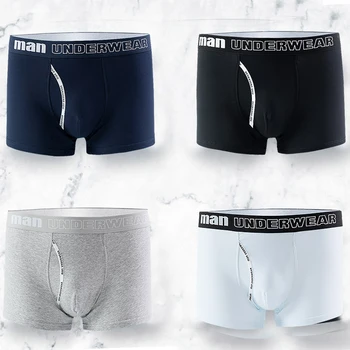 Boxer Barbati Lenjerie de corp pentru Bărbați Chiloți Confortabil Sexy Moda Populare de Înaltă Calitate Litere Chiloți Absorbi Sudoare de sex Masculin pantaloni Scurți