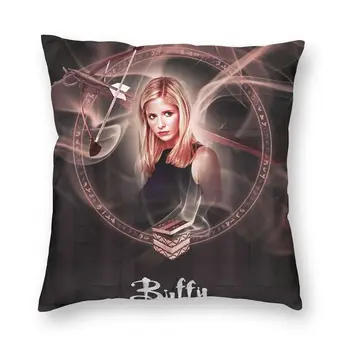 Buffy The Vampire Slayer Pătrat Pernă Acoperă Acasă Decorative față-verso Tipărite Serie de Televiziune față de Pernă pentru Masina