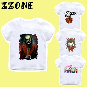 Băieți Fete Joker Joaquin Phoenix Amuzant tricou Copii Vara Haine Copii, Bluze Copii cu Maneci Scurte T-shirt