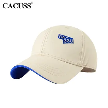 CACUSS de sex Masculin Capace Marca Adult Sport în aer liber Pălării de Moda Scrisoare Broderie Șapcă de Baseball Negru Mesh Cap Men ' s Bumbac Snapback Hat